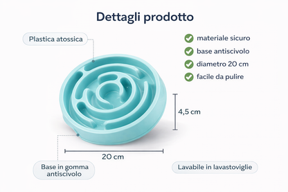 ChowMaze™ – Ciotola Anti-Ingozzo per Cani